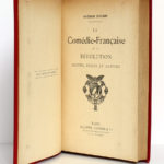 La Comédie-française et la Révolution, Arthur Pougin. Gaultier, Magnier & Cie. Page titre.