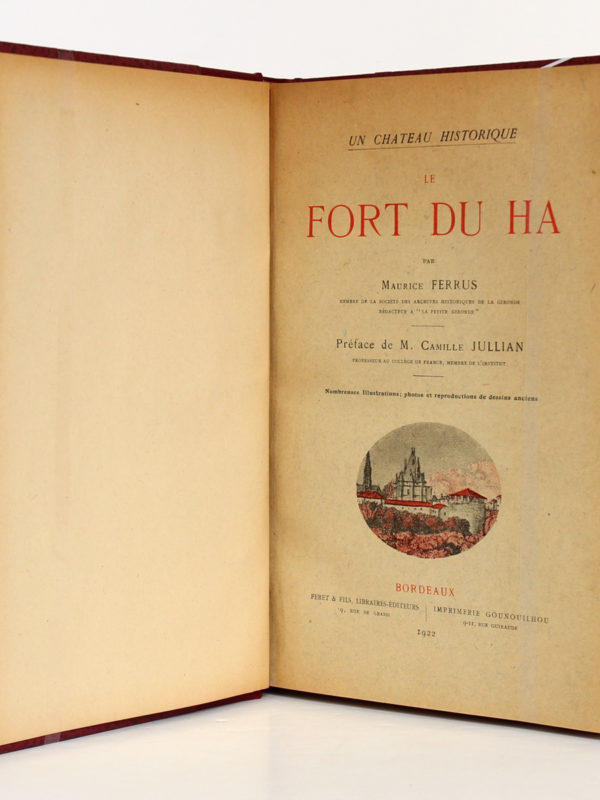 Le Fort du Ha, Maurice Ferrus. Feret & Fils, 1922. Couverture.