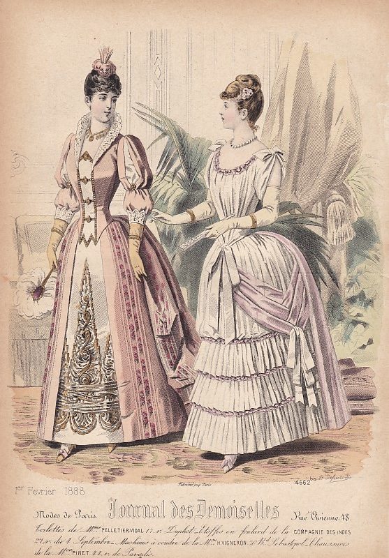 Journal des Demoiselles 1er février 1888. 4662bis.