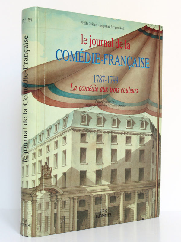 Le Journal de la Comédie-Française 1787-1799, Noëlle Guibert, Jacqueline Razgonnikoff. SIDES, 1989. Couverture.