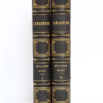 Histoire de la Révolution de 1848, Alphonse de Lamartine. Perrotin, 1849. 2 volumes. Dos.
