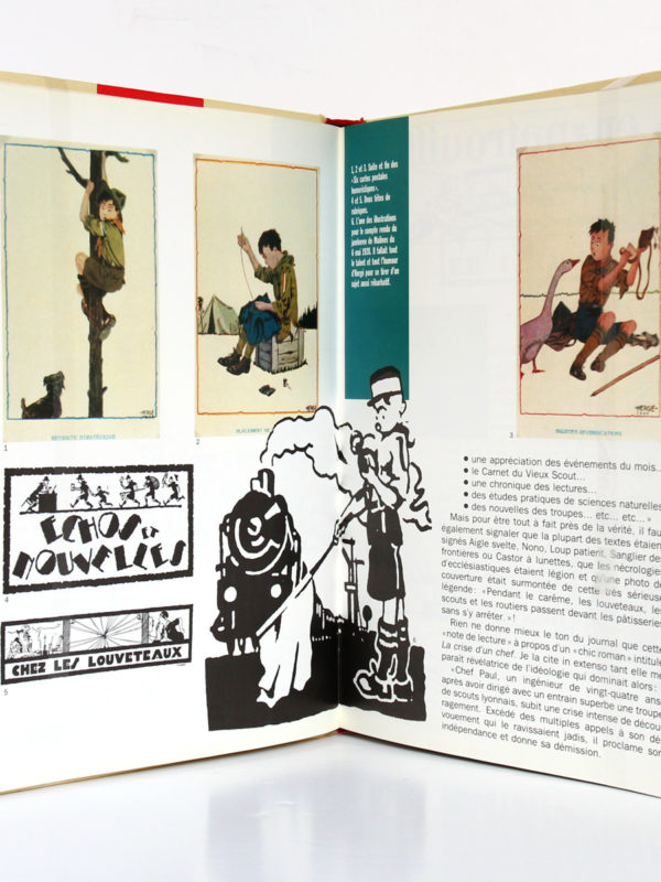 Hergé 1922-1932 Les débuts d'un illustrateur, Benoît Peeters. Casterman 1987. Pages intérieures.