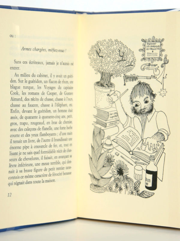 Tartarin de Tarascon, Alphonse Daudet. Club du livre sélectionné. Illustrations Nicole Hosxe. Pages intérieures.