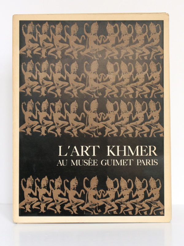 L'Art Khmer au musée Guimet Paris, Jeannine AUBOYER. Manesse, 1966. Couverture.