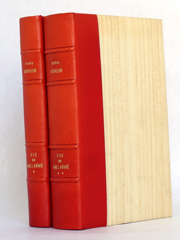 La vie de Mallarmé, Henri Mondor. nrf / Gallimard, 1941-1942. Reliures.