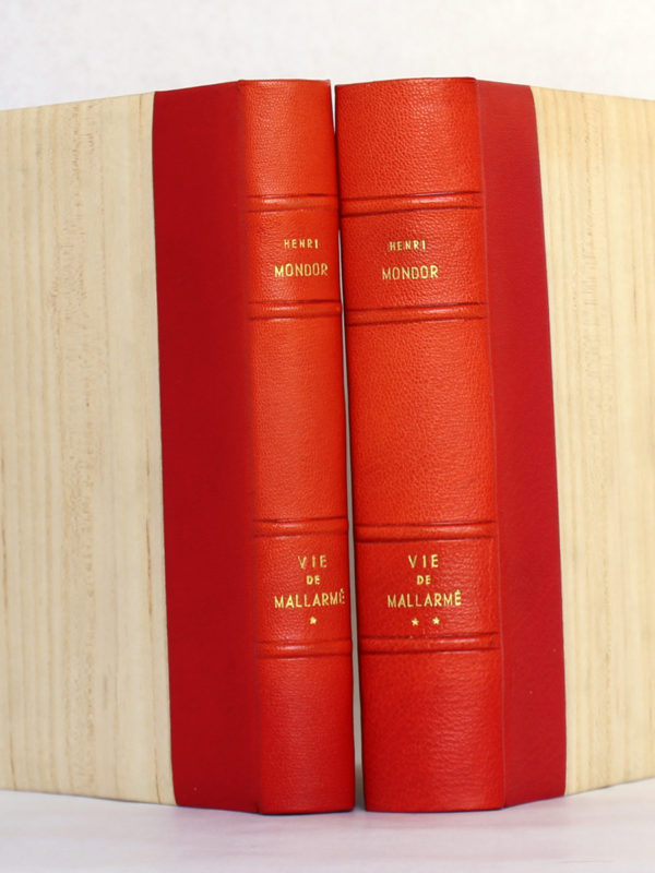 La vie de Mallarmé, Henri Mondor. nrf / Gallimard, 1941-1942. Reliures : dos et plats.
