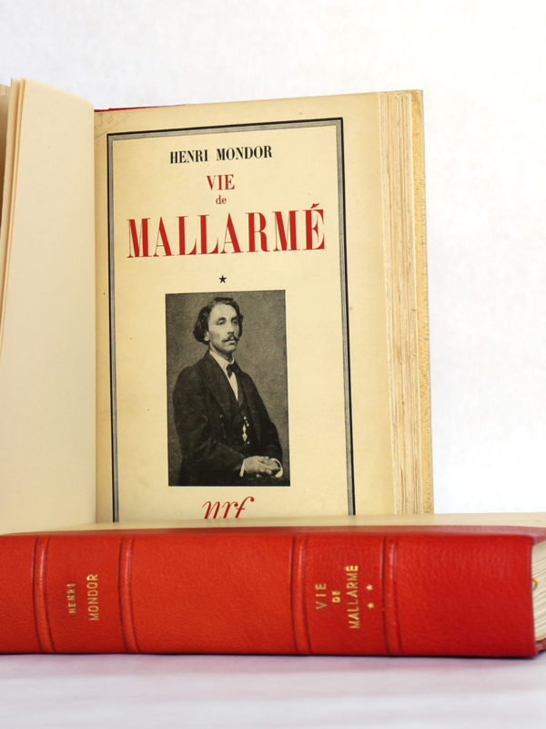 La vie de Mallarmé, Henri Mondor. nrf / Gallimard, 1941-1942. Page titre du volume 1.