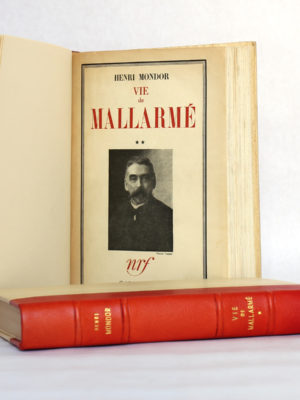La vie de Mallarmé, Henri Mondor. nrf / Gallimard, 1941-1942. Page titre du volume 2.