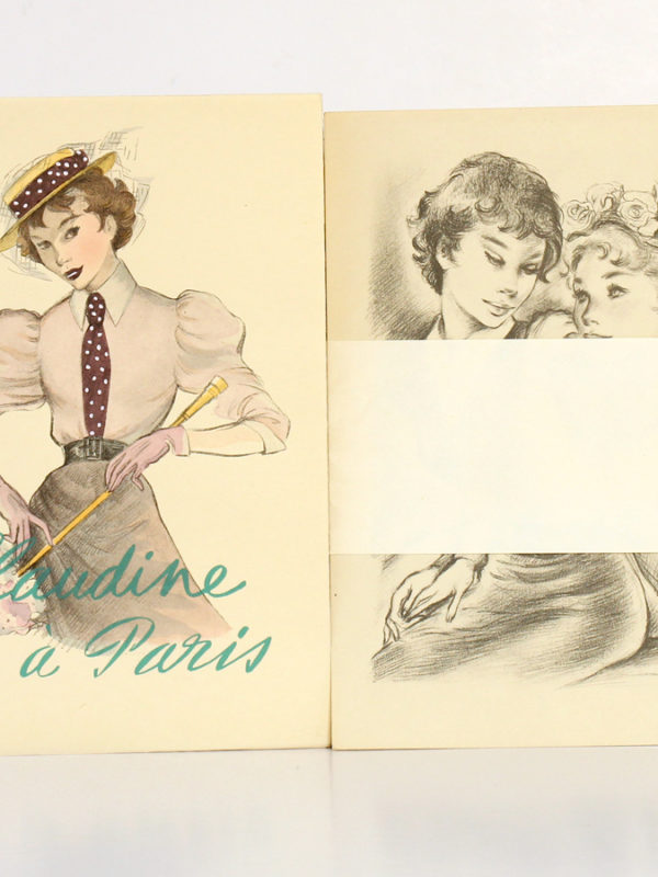 Claudine à Paris, Colette. Illustré par Renée Ringel. Éditions Latines. Livre et suite.
