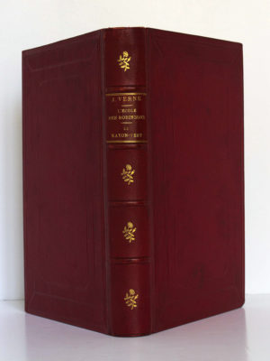 L'École des Robinsons - Le Rayon vert, Jules Verne. Bibliothèque d'Éducation et de Récréation J. Hetzel & Cie [1882]. Reliure : plats et dos.