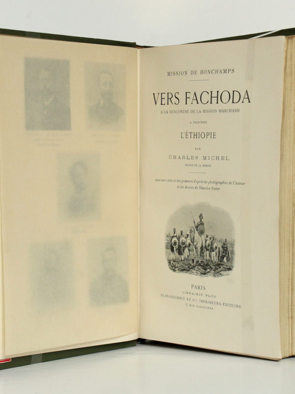 Vers Fachoda, Charles Michel. Plon-Nourrit, 1900. Page titre.