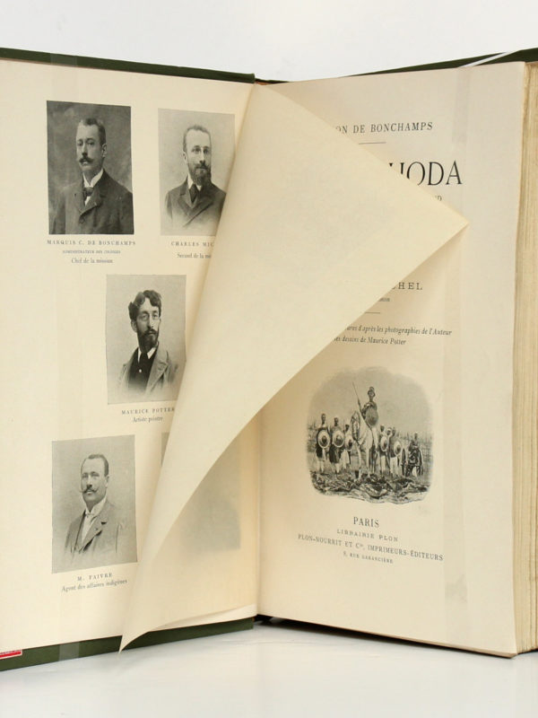 Vers Fachoda, Charles Michel. Plon-Nourrit, 1900. Frontispice.