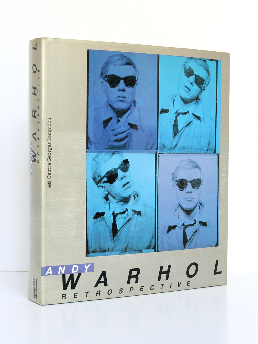 Andy Warhol Rétrospective. Centre Georges Pompidou 1990. Couverture.