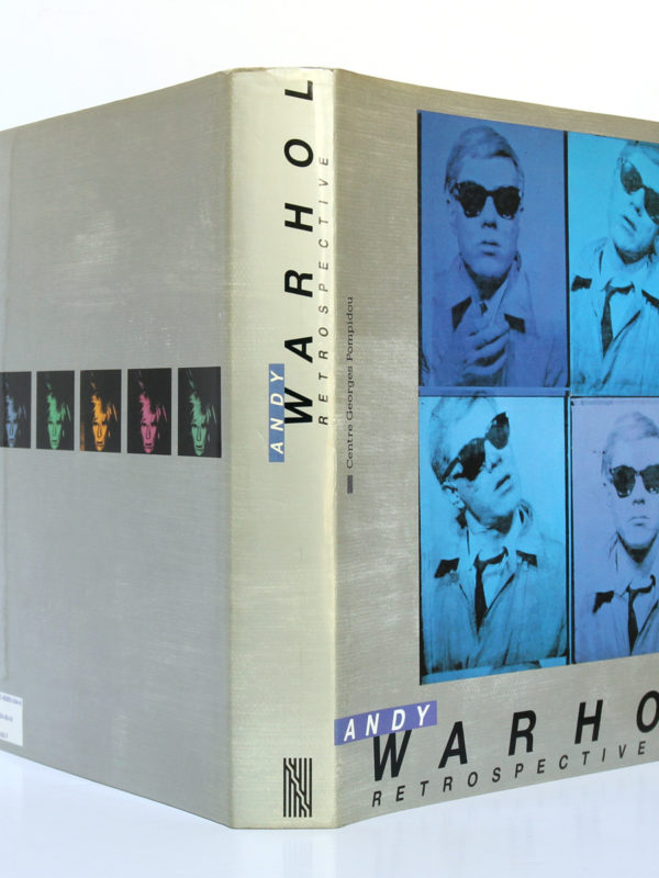 Andy Warhol Rétrospective. Centre Georges Pompidou 1990. Jaquette : dos et plats.