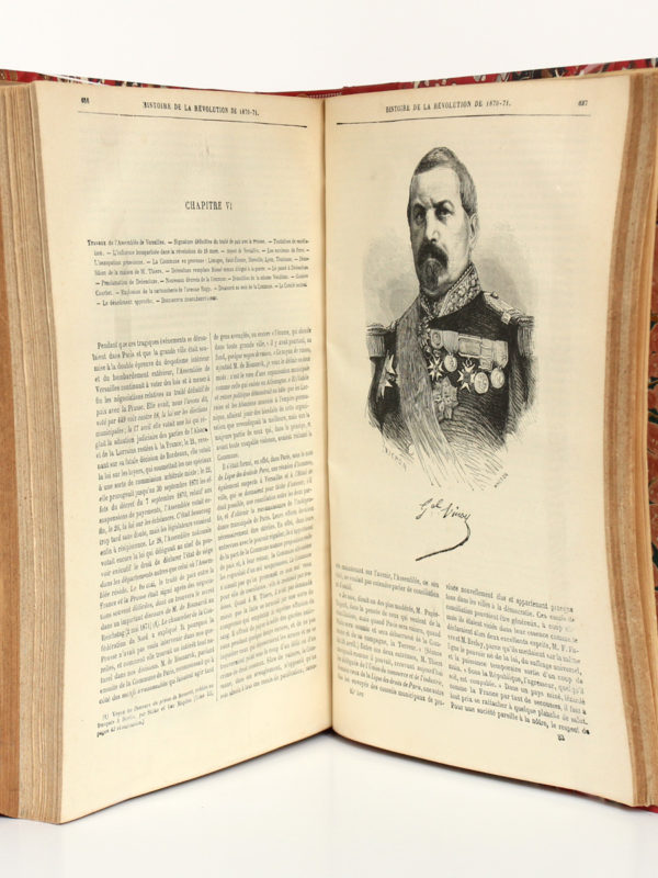 Histoire de la Révolution de 1870-71. Tome I, Jules CLARETIE. 1877. Pages intérieures 1.