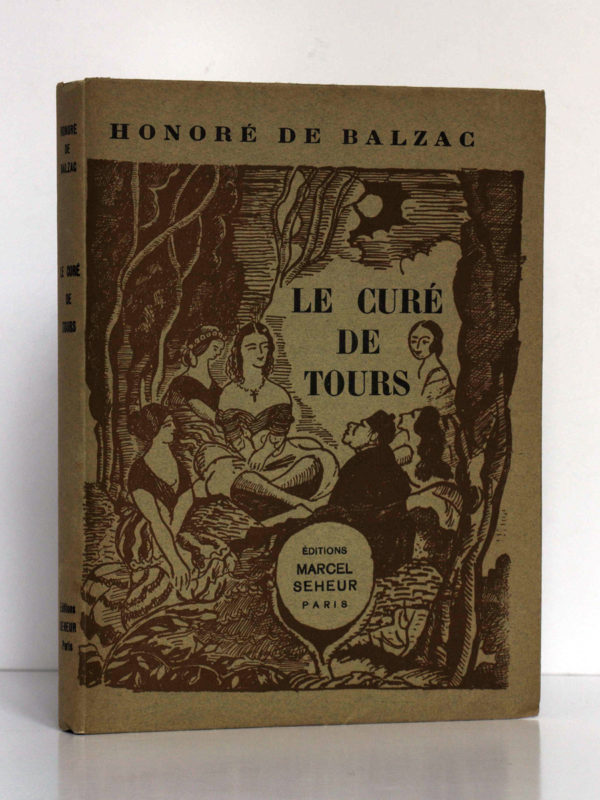 Le Curé de Tours, Honoré de BALZAC. Illustrations de Jean-Paul DUBRAY. Éditions Marcel Seheur, 1933. Couverture.