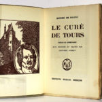 Le Curé de Tours, Honoré de BALZAC. Illustrations de Jean-Paul DUBRAY. Éditions Marcel Seheur, 1933. Frontispice et page titre.