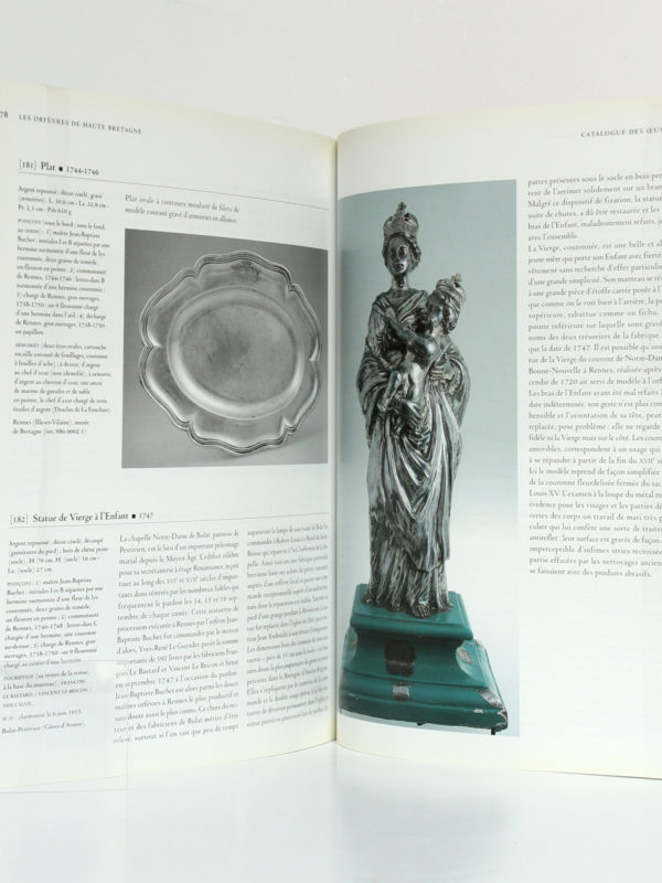 Les Orfèvres de haute Bretagne, Jean-Jacques RIOULT, Sophie VERGNE. Presses Universitaires de Rennes, 2006. Pages intérieures.