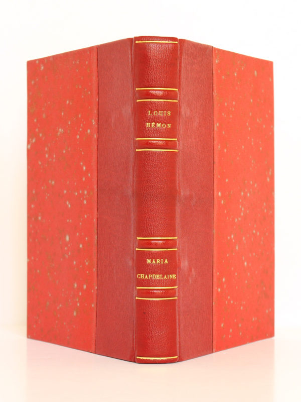 Maria Chapdelaine, Louis HÉMON. Illustrations de Eugène CORNEAU. Rombaldi Éditeur, 1939. Reliure : dos et plats.