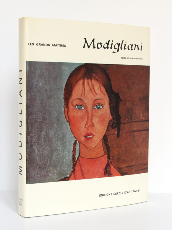 Amadeo Modigliani, Alfred WERNER. Éditions Cercle d'Art, 1968. Couverture.