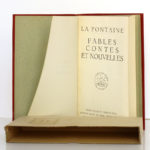 Fables, Contes et Nouvelles. LA FONTAINE. Bibliothèque de la Pléiade, 1932. Page titre.