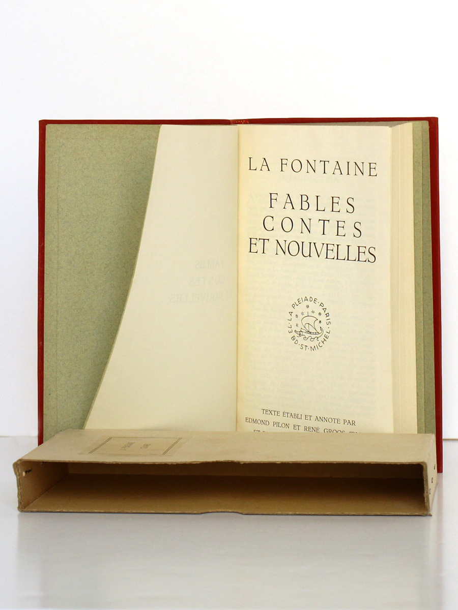 Fables, Contes et Nouvelles. LA FONTAINE. Bibliothèque de la Pléiade, 1932. Page titre.