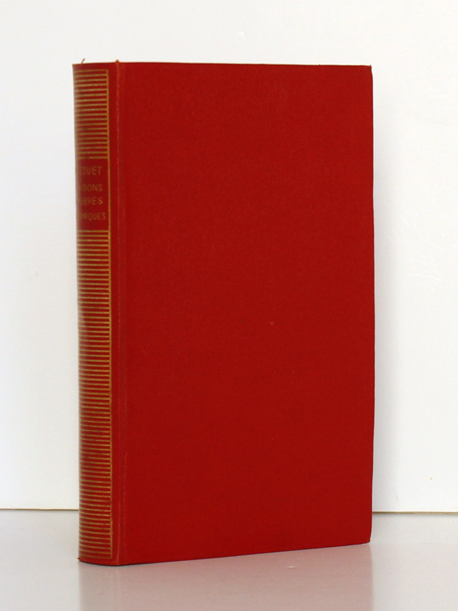 Oraisons funèbres Panégyriques, Bossuet. Bibliothèque de la Pléiade, 1936. Couverture.