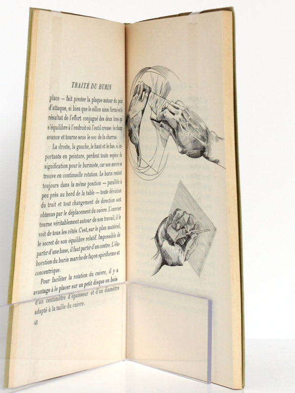 Traité du burin, Albert FLOCON. Illustré par l'auteur. Clancier-Guenaud, 1982. Pages intérieures.
