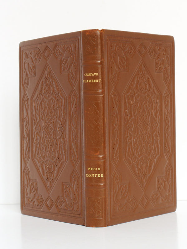 Trois Contes, Gustave FLAUBERT. Éditions d'Art H. Piazza, 1931. Reliure : dos et plats.