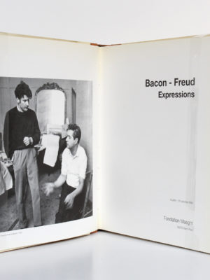 Bacon - Freud Expressions. Fondation Maeght 1995. Frontispice et page-titre.