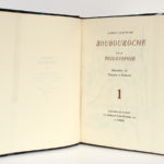 Boubouroche, Philosophie, Georges COURTELINE. Illustré par DUNOYER DE SEGONZAC. Librairie de France, 1931. Page titre.