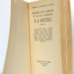 Histoire d'un éditeur et de ses auteurs P.-J. Hetzel (Stahl), PARMÉNIE, BONNIER DE LA CHAPELLE. Albin Michel, 1953. Page titre.