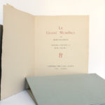 Le Grand Meaulnes, ALAIN-FOURNIER. Eaux-fortes de Jean FRÉLAUT. Éditions Émile-Paul Frères, 1946. Page titre et chemise.