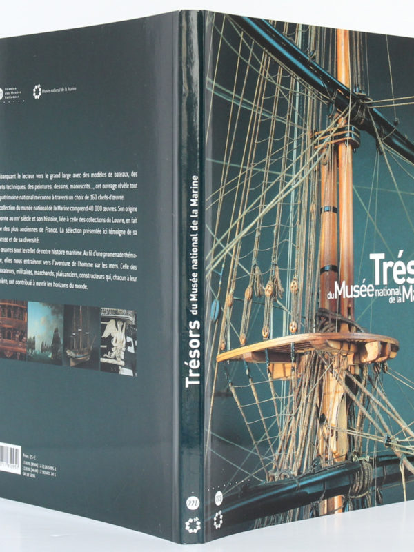 Trésors du Musée national de la Marine. Éditions de la Réunion des musées nationaux, 2006. Couverture : dos et plats.