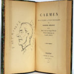 Carmen et quelques autres nouvelles, Prosper MÉRIMÉE. Dessins de Prosper MÉRIMÉE. Payot, 1927. Frontispice et page titre.