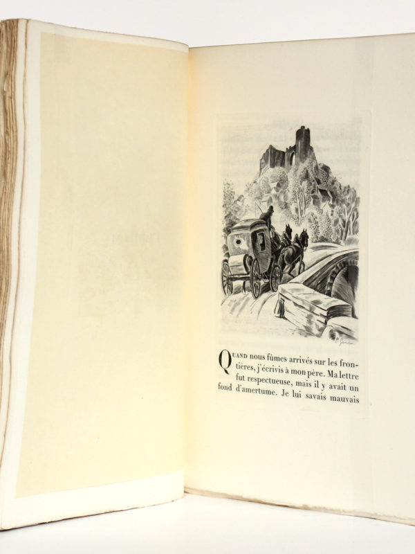 Adolphe, Benjamin CONSTANT, illustrations Pierre GANDON. À la Société d’édition « Le Livre », 1930. Pages intérieures.