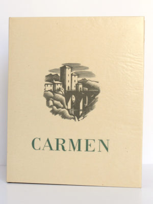 Carmen, Prosper MÉRIMÉE. Le Vasseur et Cie, 1943. Couverture.