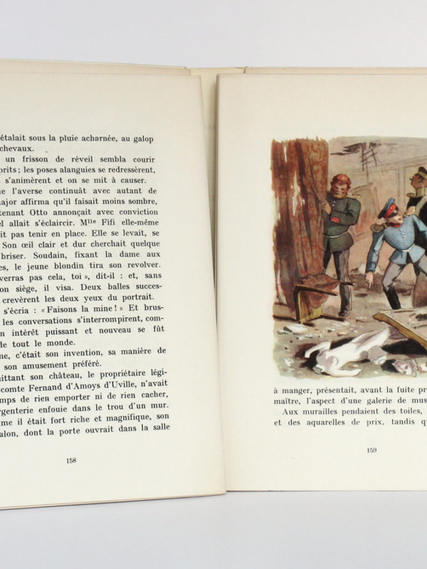 Contes choisis, MAUPASSANT, illustrations Raoul SERRES. Éditions Jacques Petit, 1946. Pages intérieures 1.