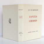 Contes choisis, MAUPASSANT, illustrations Raoul SERRES. Éditions Jacques Petit, 1946. Couverture : dos et plats.