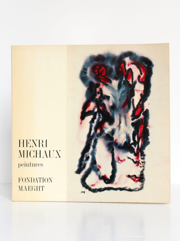 Henri Michaux Peintures. Saint-Paul, Fondation Maeght, 1976. Couverture.