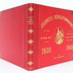Journées révolutionnaires 1830 1848, Armand DAYOT. Flammarion. Reliure : dos et plats.
