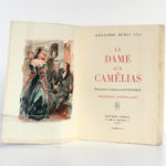 La Dame aux camélias, Alexandre DUMAS Fils, illustrations d'André HOFER. Éditions Athêna, 1948. Frontispice et page titre.