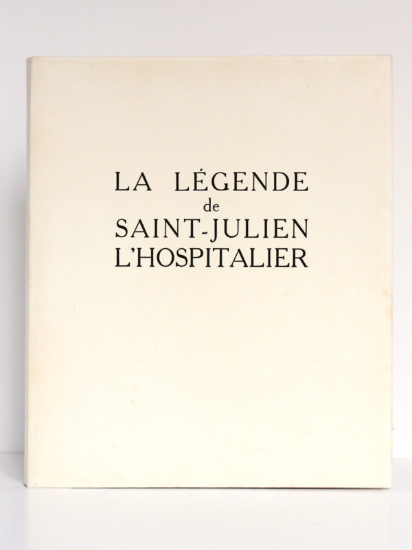 La Légende de Saint-Julien l'Hospitalier, Gustave FLAUBERT. Illustrations Laure DELVOLVÉ. Compagnie française des Arts graphiques, 1953. Couverture.