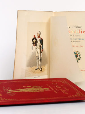 Le Premier Grenadier de France La Tour d'Auvergne. Paul DÉROULÈDE. Georges Hurtrel, 1886. Frontispice et page titre.