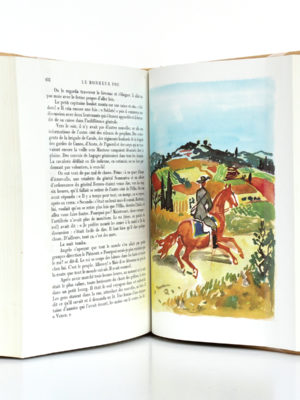 Le Bonheur fou - Mort d'un personnage, Jean GIONO. Illustrations de Yves BRAYER. nrf-Gallimard, 1965. Pages intérieures.