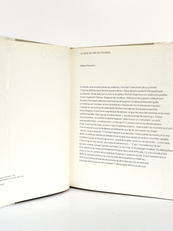 Picasso lithographe, Fernand MOURLOT. André Sauret - Éditions du livre, 1970. Pages intérieures 1.