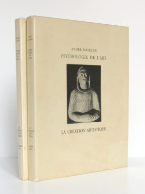 Psychologie de l'Art: Le musée imaginaire, La création artistique. Skira éditeur, 1947-1948. 2 volumes brochés.