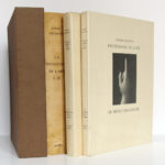 Psychologie de l'Art: Le musée imaginaire, La création artistique. Skira éditeur, 1947-1948. Livres, chemise et étui 2.