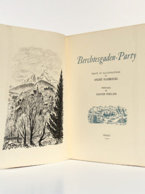 Berchtesgaden Party, André HAMBOURG, 1947. Frontispice et page titre.
