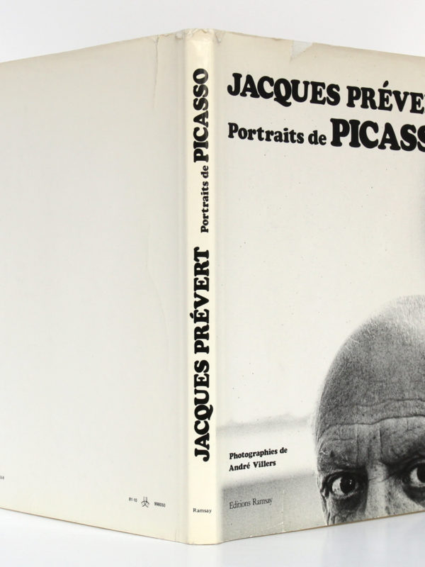 Portraits de Picasso, Jacques PRÉVERT. Éditions Ramsay, 1981. Couverture : jaquette.